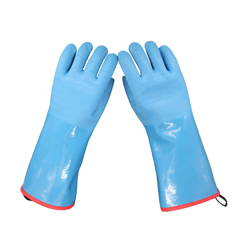 Extreme Heat Resistant Waterproof Neoprene Long Chemical Resistant Glove for Grill Barbecue